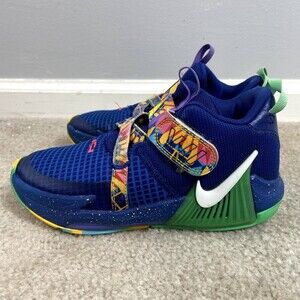 Nike Lebron Witness VII Deep Royal Blue Game Royal Basketball Sneakers Kids 2Y